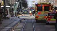 Car smashes into crowd of pedestrians in Mannheim leaving 'at least one dead and multiple injured'