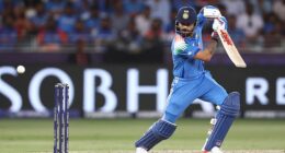 Aussie public enemy No.1 Virat Kohli (pictured) struggled for runs during the summer down under but returned to form to steer India to their Champions Trophy semifinal win