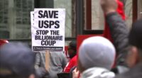 Chicago USPS letter carriers rally in Federal Plaza against Trump's reported plan to privatize United States Postal Service