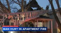 Chicago fire on North Oakley Avenue in Ravenswood sends man to hospital, CFD says