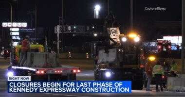 Chicago traffic: Closures in effect for final phase of Kennedy Expressway construction