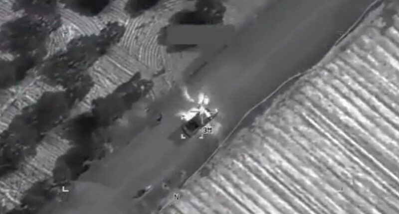 Chilling drone footage reveals moment ‘senior Al-Qaeda leader’ is wiped out in brutal airstrike