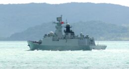 Chinese warships ENCIRCLE Australia in chilling fresh war games as Xi flexes muscle against West & Taiwan tensions soar