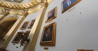 Colorado removes from its Capitol a portrait of Donald Trump that he called 'distorted'