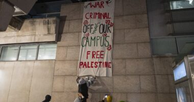 Columbia battles radical activists, limits entry to former Israeli leader’s visit as Trump weighs pulling $5B