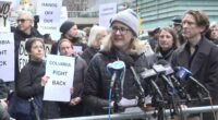 Columbia faculty hold 'emergency vigil,' urge students to wear mask, skip class to protest Trump