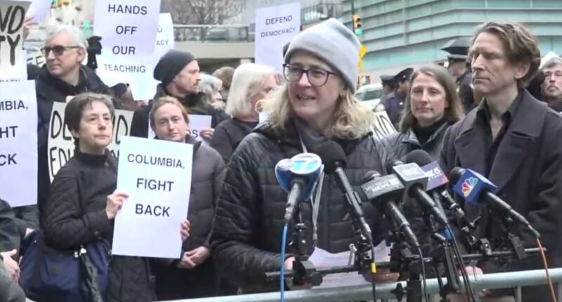 Columbia faculty hold 'emergency vigil,' urge students to wear mask, skip class to protest Trump