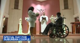 Couple holds wedding ceremony at Maywood Loyola University Medical Center after groom diagnosed with leukemia, cancer