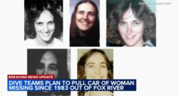 Elgin crews expected to remove car Karen Schepers, woman missing from Carpentersville since 1983, from Fox River