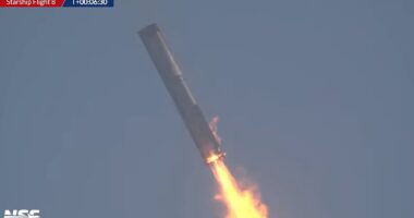 Elon Musk's SpaceX's Starship spirals and explodes as debris plummets to earth causing ground stops on flights with chaos at multiple airports