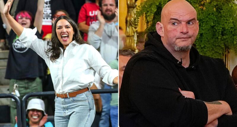 Fetterman's blunt three word response to AOC after she complained Dems need to 'fight harder'