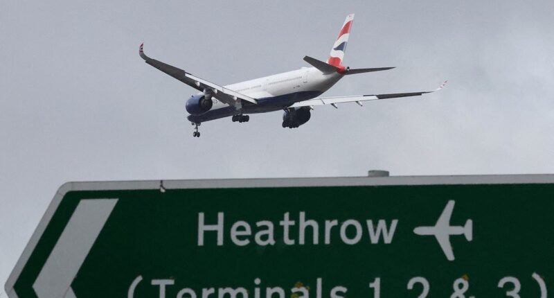 Flight chaos across the world with hundreds of planes forced to divert or turn around as London's Heathrow Airport shuts due to fire