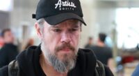 Hollywood star looks unrecognisable with a long grey beard as he makes a low-key arrival in Greece to film Christopher Nolan's $250million adaptation of The Odyssey