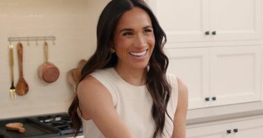 I'm not an influencer says Meghan, in interview to promote her 'make or break' cookery show and merchandise empire - as she claims Archie tells her 'don't work too hard'