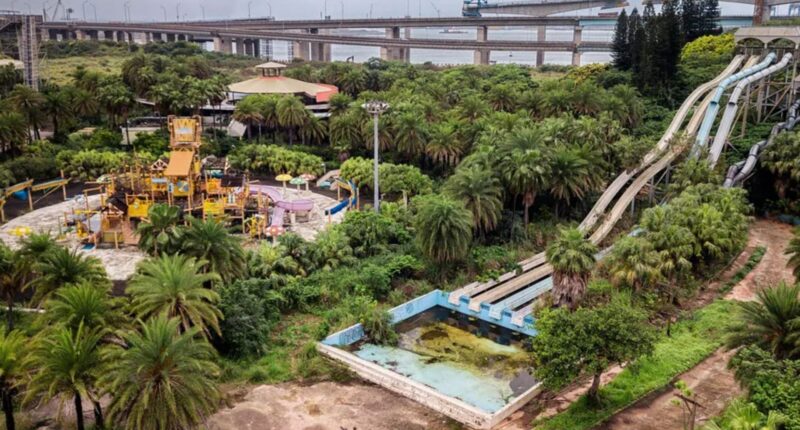 Inside creepy water park left abandoned after bone-chilling tragedy struck festival with locals still haunted by screams