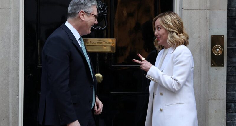 Italy's Giorgia Meloni arrives at No10 ahead of crucial summit of European leaders to forge Ukraine strategy after Trump and Zelensky's White House bust-up