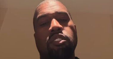 Kanye West hits out at the 'Kardashian mob' and compares visiting his children to being 'in jail' in new X tirade after sharing threatening texts with ex Kim over Diddy scandal