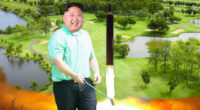 Kim Jong-un caught building secret missile base disguised as GOLF COURSE with launch pads under greens in satellite pics