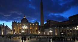 Life imitates art as Pope Francis fights pneumonia while 'Conclave' heads into Academy Awards