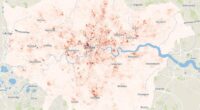 London's no-go neighbourhoods: Interactive map of capital's near-5,000 districts reveals streets with highest rates of violent crimes, thefts and drug offences