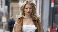 Lottie Moss is glowing as she shows off her new natural look during a London outing after having jaw and lip filler dissolved and her tattoo removed