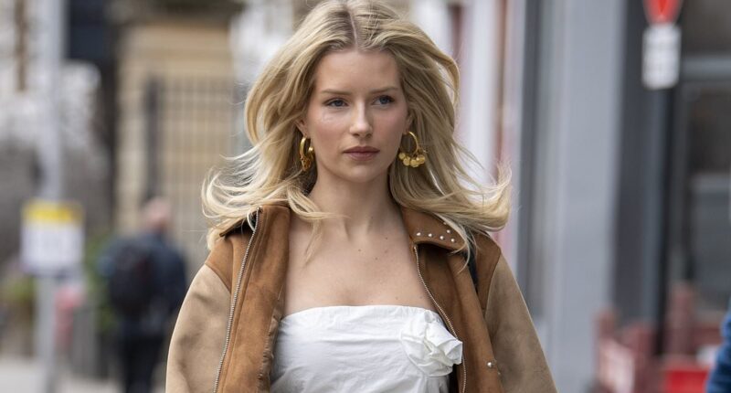 Lottie Moss is glowing as she shows off her new natural look during a London outing after having jaw and lip filler dissolved and her tattoo removed