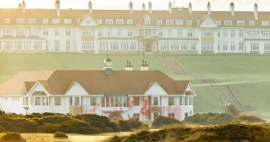 Man arrested after Donald Trump’s Turnberry golf resort is trashed with graffiti