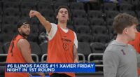 March Madness: Illinois Fighting Illini prepare to take on Xavier Musketeers in 1st round of NCAA Tournament