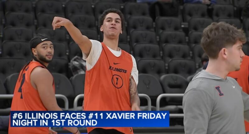 March Madness: Illinois Fighting Illini prepare to take on Xavier Musketeers in 1st round of NCAA Tournament