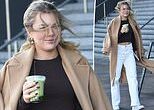 Married At First Sight's Jacqui Burfoot suffers a bad hair day as she steps out for coffee in Sydney before her shock couple swap scandal