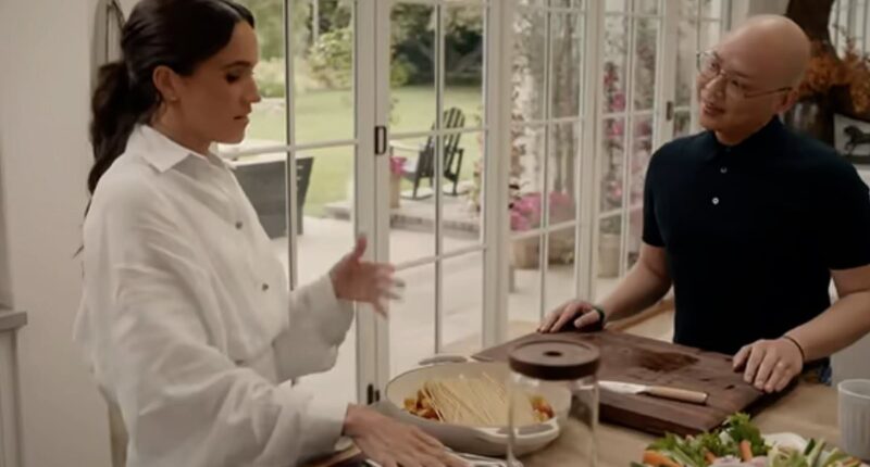 Meghan Markle reveals bizarre method of making pasta dish - and refers to spaghetti as 'noodles'