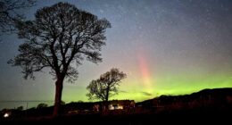 Met Office reveals where in the UK you can spot the Northern Lights TONIGHT - as Aurora watch issues red visibility alert