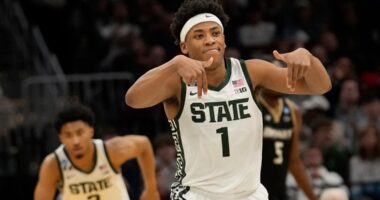 Michigan State rolls to 87-62 victory over Bryant to wrap up March Madness quadrupleheader in Cleveland