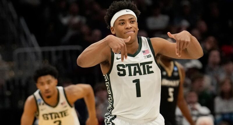 Michigan State rolls to 87-62 victory over Bryant to wrap up March Madness quadrupleheader in Cleveland