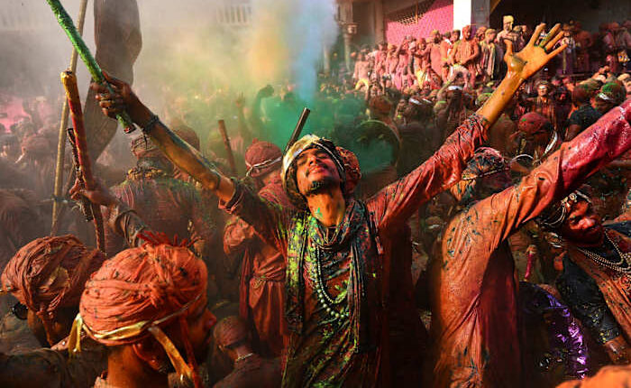 Millions of people celebrate Holi, the Hindu festival of colors