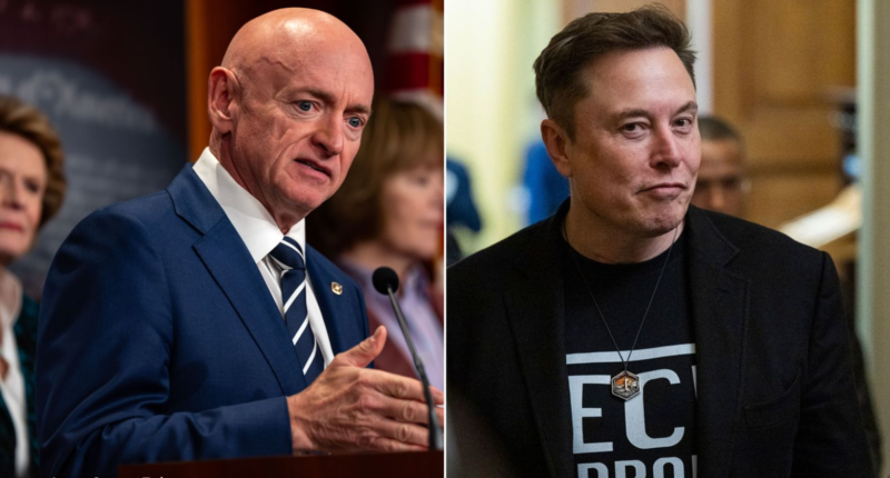 Musk Stuns Senator Kelly With "Traitor" Jibe Over Ukraine Support After Visit