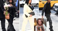 Notorious B.I.G.’s exes Lil Kim and Faith Evans reunite at funeral for rapper’s mother, Voletta Wallace