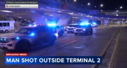 O'Hare Airport shooting outside Terminal 2 leaves man wounded, Chicago police say