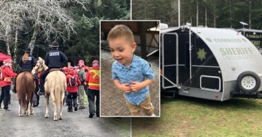 Oregon boy, 2, goes missing from family front yard, sparking massive search