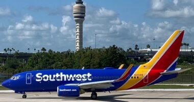 Orlando airport stops Southwest Airlines plane trying to take off from taxiway instead of runway