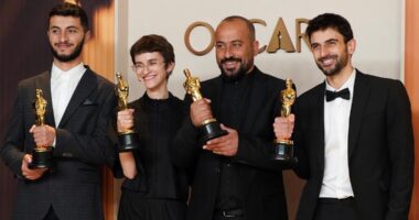 Oscar-winning Palestinian director is attacked by Jewish settlers and detained, activists say