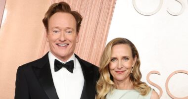 Oscars host Conan O'Brien met his wife on camera on his own show but he REFUSES to rewatch the video