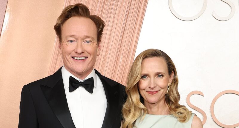 Oscars host Conan O'Brien met his wife on camera on his own show but he REFUSES to rewatch the video