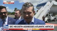 Pete Hegseth's blistering response to journalist wrongly added to high-level government group text on war plans