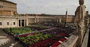 Pope Francis following Vatican's spiritual retreat from afar as he recovers from pneumonia in hospital