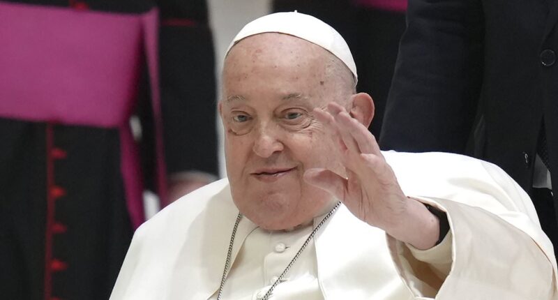 Pope to be discharged from hospital on Sunday after 88-year-old pontiff spent weeks battling pneumonia - as Vatican warns he will still needs two months of rest to recover