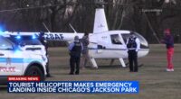 Problem prompts SummerSkyz helicopter emergency landing on Jackson Park Golf Course on South Richards Drive: Chicago Fire Dept.