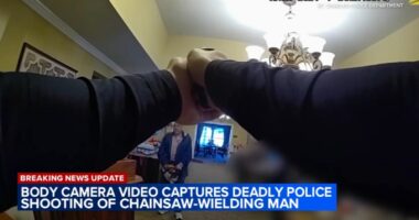 River Glen of St. Charles police shooting: Bodycam video shows officer fatally shooting chainsaw-wielding Daniel H. Escalera