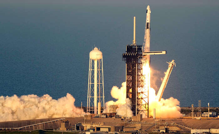 SpaceX launches a new crew to the space station to replace NASA's stuck astronauts