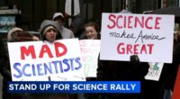 'Stand Up for Science' rally: Protesters in Federal Plaza, Chicago oppose Trump administration, federal research funding cuts